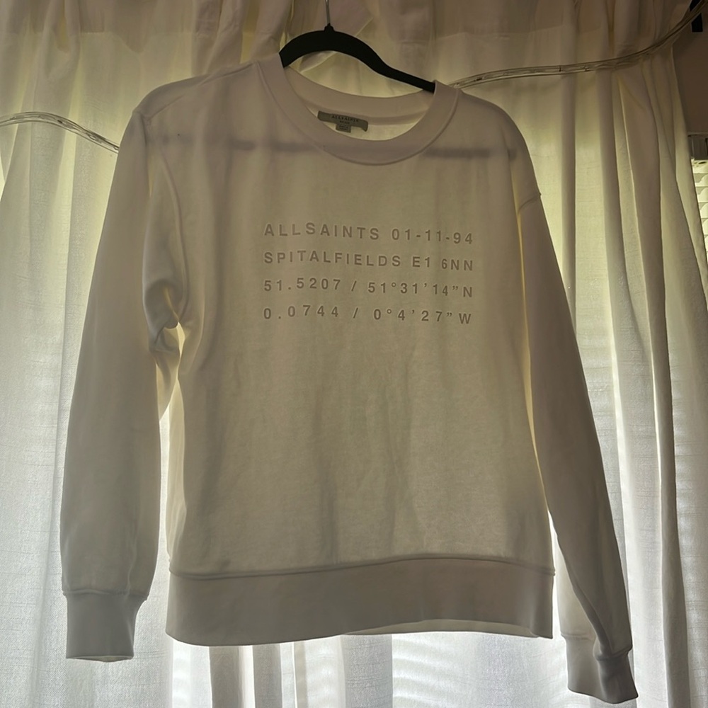 All Saints graphic sweatshirt